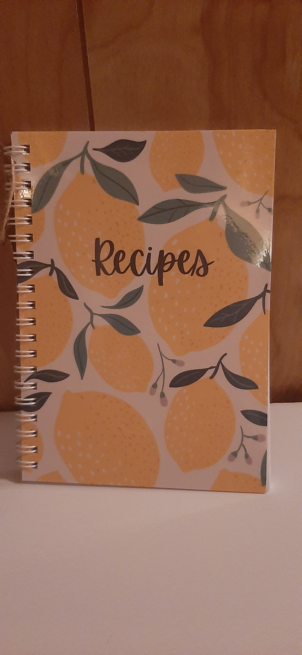 Note book Lemon Recipe Book