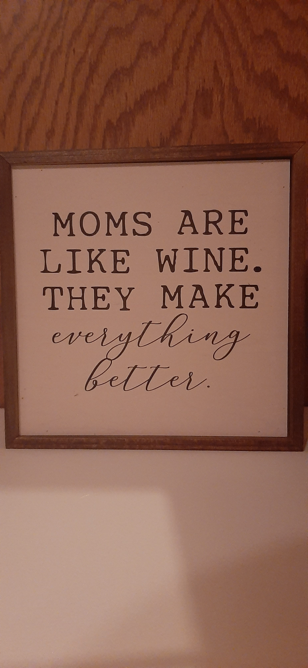 Mom like Wine Sign